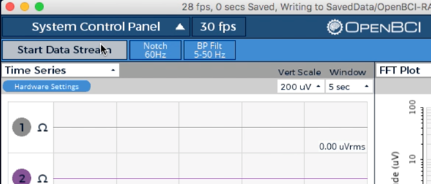 Start Data Stream
